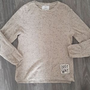 Zara boys speckled knit sweater